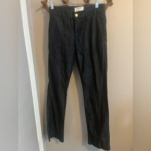 Frame denim dark blue lightweight pants straight leg tall 24